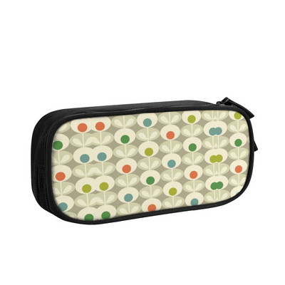 Orla Kiely skandináv virágos művészeti ceruza toll lány fiúknak, nagy tárolóhely század közepén, modern ceruzatasak iskolai kiegészítők