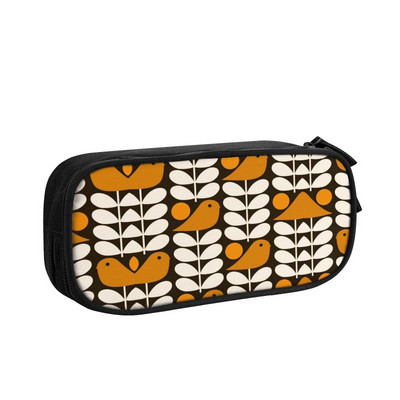 Orla Kiely skandináv virágos művészeti ceruza toll lány fiúknak, nagy tárolóhely század közepén, modern ceruzatasak iskolai kiegészítők