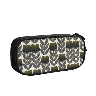 Orla Kiely skandináv virágos művészeti ceruza toll lány fiúknak, nagy tárolóhely század közepén, modern ceruzatasak iskolai kiegészítők