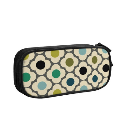 Orla Kiely skandináv virágos művészeti ceruza toll lány fiúknak, nagy tárolóhely század közepén, modern ceruzatasak iskolai kiegészítők