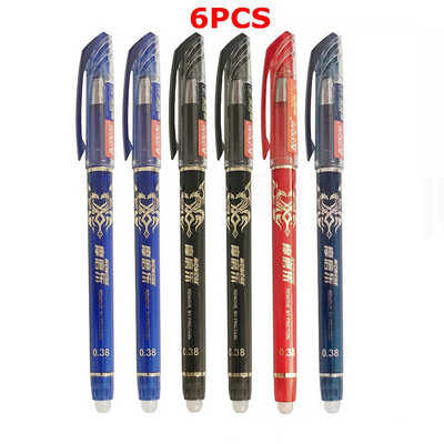 Brisiva olovka Plava crna šarena tinta Brisivo punjenje Štapići Periva drška Pisaći pribor za školski uredski pribor