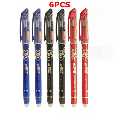 Brisiva olovka Plava crna šarena tinta Brisivo punjenje Štapići Periva drška Pisaći pribor za školski uredski pribor