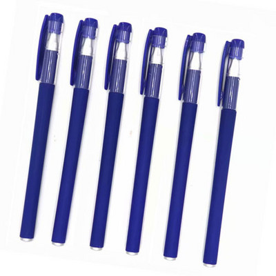 6 kom/set Gel olovka s crvenom plavom crnom tintom 0,5 mm Olovke za pisanje Štap Jednostavna ručka za olovku za učenike Školski uredski pribor Pribor