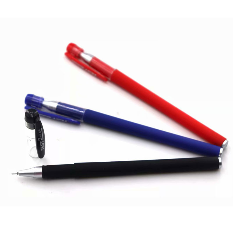 6 kom/set Gel olovka s crvenom plavom crnom tintom 0,5 mm Olovke za pisanje Štap Jednostavna ručka za olovku za učenike Školski uredski pribor Pribor