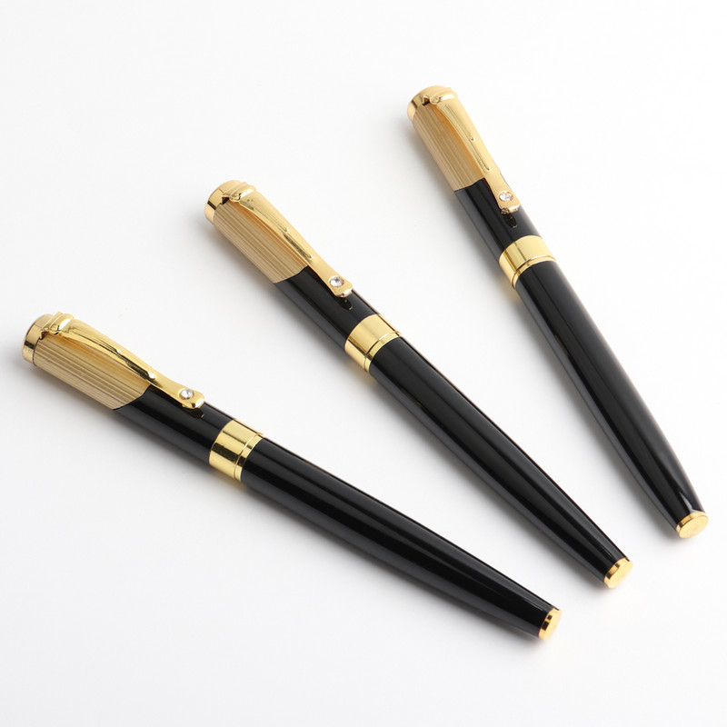 1PCS pixuri gel metalice stilou pentru semnătură pix pentru caligrafie 0,5 mm pentru copii, studenți, rechizite școlare de birou, articole de papetărie