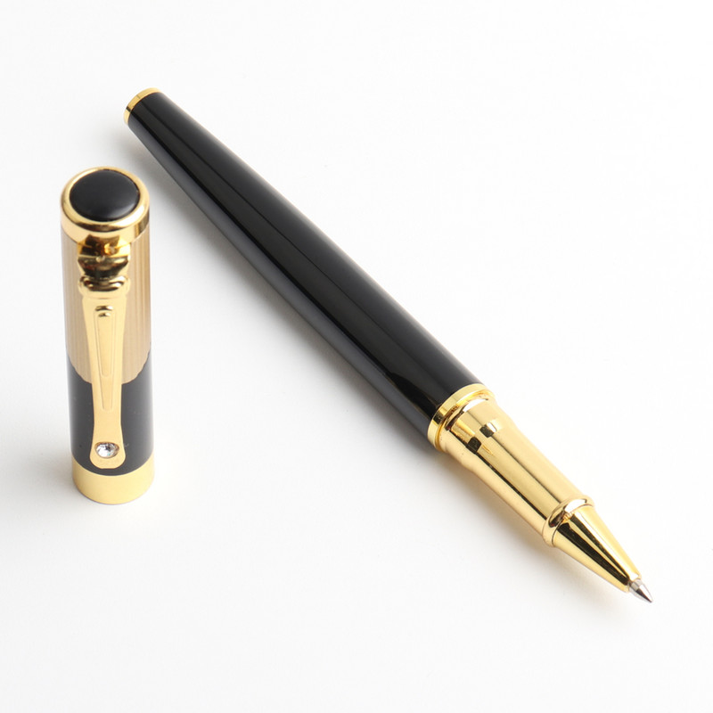 1PCS pixuri gel metalice stilou pentru semnătură pix pentru caligrafie 0,5 mm pentru copii, studenți, rechizite școlare de birou, articole de papetărie