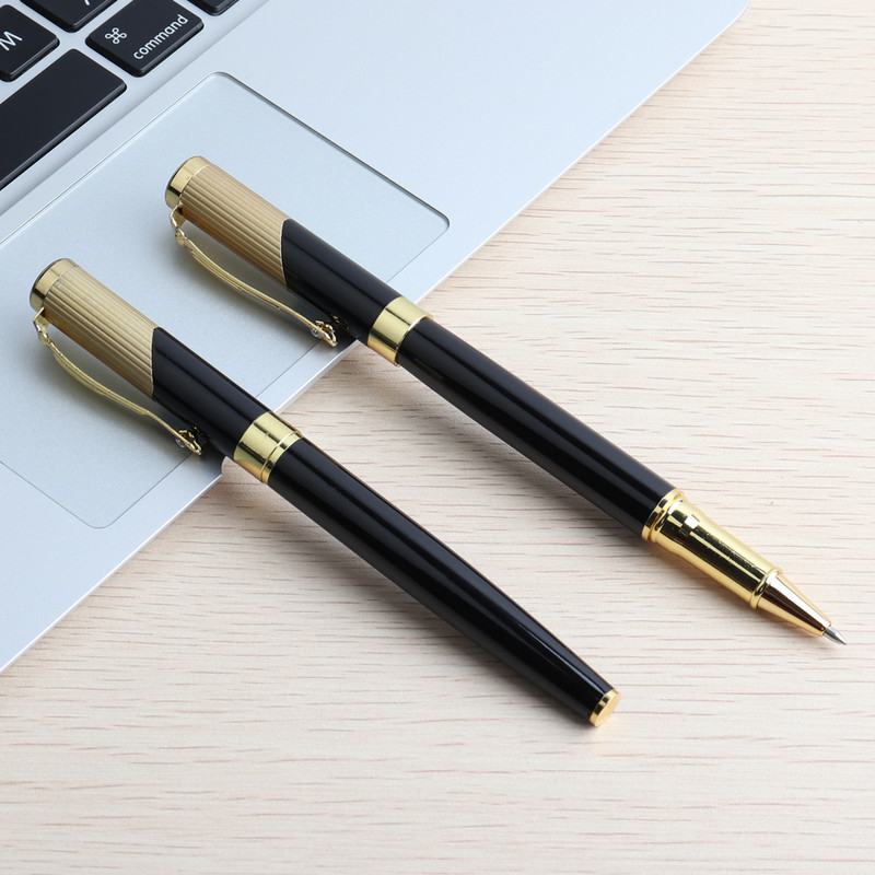 1PCS pixuri gel metalice stilou pentru semnătură pix pentru caligrafie 0,5 mm pentru copii, studenți, rechizite școlare de birou, articole de papetărie