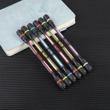 1PC Creative Spin Pen Игри с произволно въртене Гел химикалки Подарък Студентска играчка Удобна пресова писалка Spinning Pen Gel Ink Pen готини химикалки