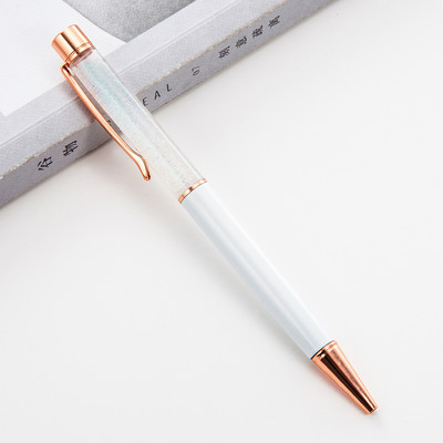 1kom nove zlatne olovke Metalne kemijske olovke Uredski rođendanski darovi Kemijske olovke s ugraviranim imenom Privatna laserska prilagođena olovka s logotipom