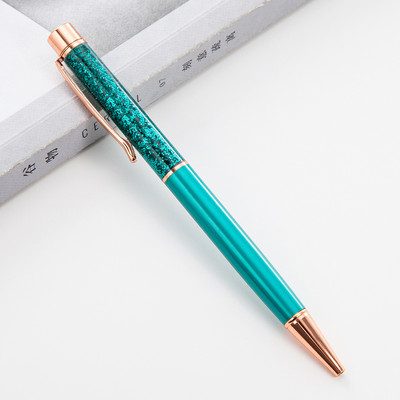 1kom nove zlatne olovke Metalne kemijske olovke Uredski rođendanski darovi Kemijske olovke s ugraviranim imenom Privatna laserska prilagođena olovka s logotipom