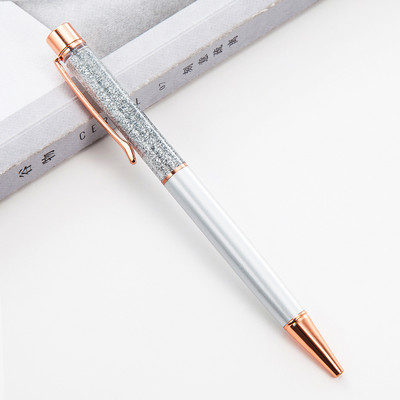 1kom nove zlatne olovke Metalne kemijske olovke Uredski rođendanski darovi Kemijske olovke s ugraviranim imenom Privatna laserska prilagođena olovka s logotipom