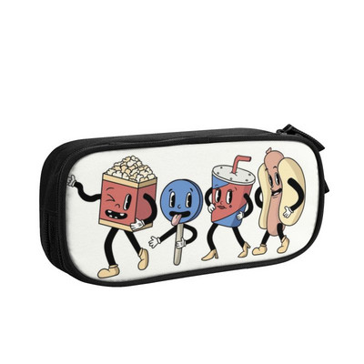 Χαριτωμένη μολυβοθήκη Cuphead Mugman για κορίτσι αγόρι μεγάλης χωρητικότητας Devil Video Game Pencil Box Σχολικά αξεσουάρ