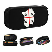 Korejski Quattro Mori Pernice za djevojčice s kartom zastave Sardinije, prilagođene Italija Sardegna, velika torba za pohranu, kutija za školski pribor