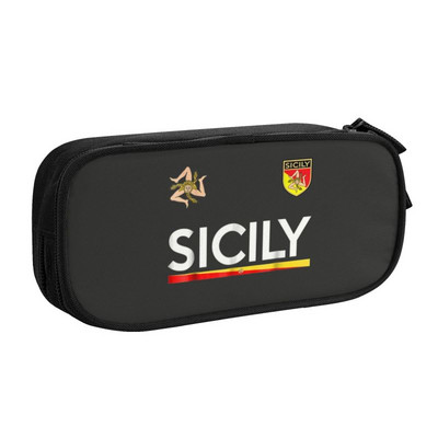 Korejski Quattro Mori Pernice za djevojčice s kartom zastave Sardinije, prilagođene Italija Sardegna, velika torba za pohranu, kutija za školski pribor