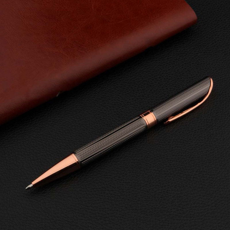 AUKŠTOS KOKYBĖS metalinis tušinukas Pistoletas, pilkas Piešimo raštas rožinis auksinis TUŠINYS Mokyklos mokinio biuro dovanos Kanceliarinės prekės