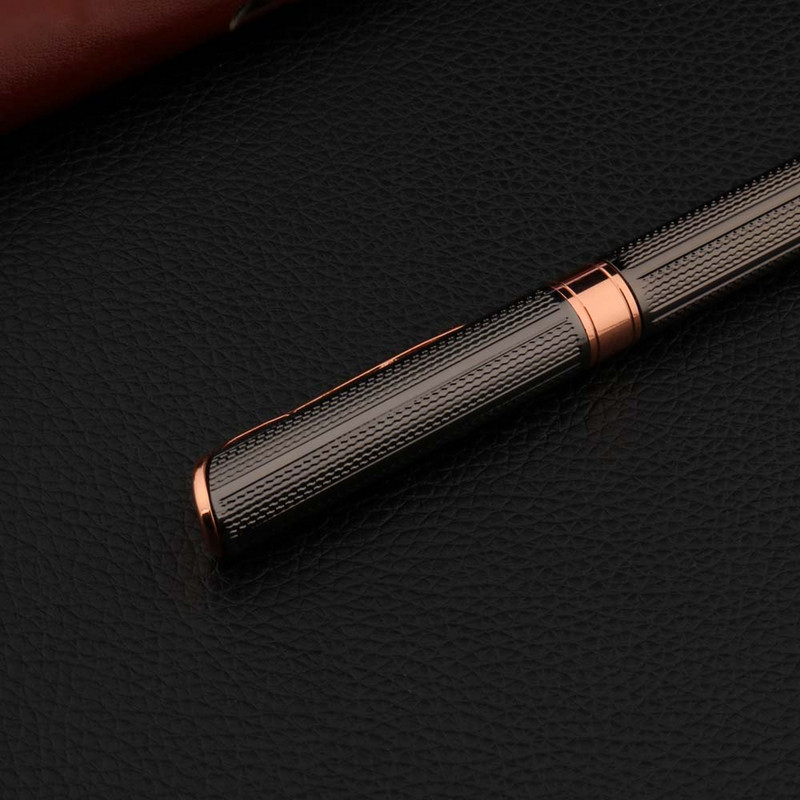 AUKŠTOS KOKYBĖS metalinis tušinukas Pistoletas, pilkas Piešimo raštas rožinis auksinis TUŠINYS Mokyklos mokinio biuro dovanos Kanceliarinės prekės