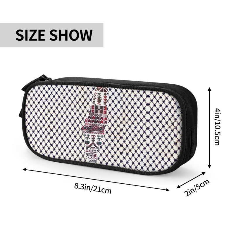 Palestina Keffiyeh Palestinska Tatreez Školska pernica za vezenje Velika pohrana Hatta Kufiya Torbica za olovke Studentski pribor