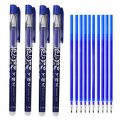 Nutrinamo rašiklio papildymo strypų rinkinys 0,5 mm adata / 0,7 mm kulkos antgalis Plaunama rankena Nutrinamas tušinukas, skirtas mokykliniams rašiklio rašymo įrankiams