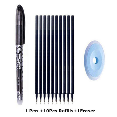 Nutrinamo rašiklio papildymo strypų rinkinys 0,5 mm adata / 0,7 mm kulkos antgalis Plaunama rankena Nutrinamas tušinukas, skirtas mokykliniams rašiklio rašymo įrankiams