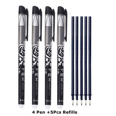 Nutrinamo rašiklio papildymo strypų rinkinys 0,5 mm adata / 0,7 mm kulkos antgalis Plaunama rankena Nutrinamas tušinukas, skirtas mokykliniams rašiklio rašymo įrankiams