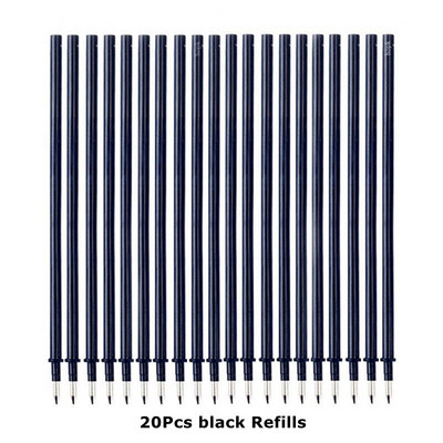 Nutrinamo rašiklio papildymo strypų rinkinys 0,5 mm adata / 0,7 mm kulkos antgalis Plaunama rankena Nutrinamas tušinukas, skirtas mokykliniams rašiklio rašymo įrankiams