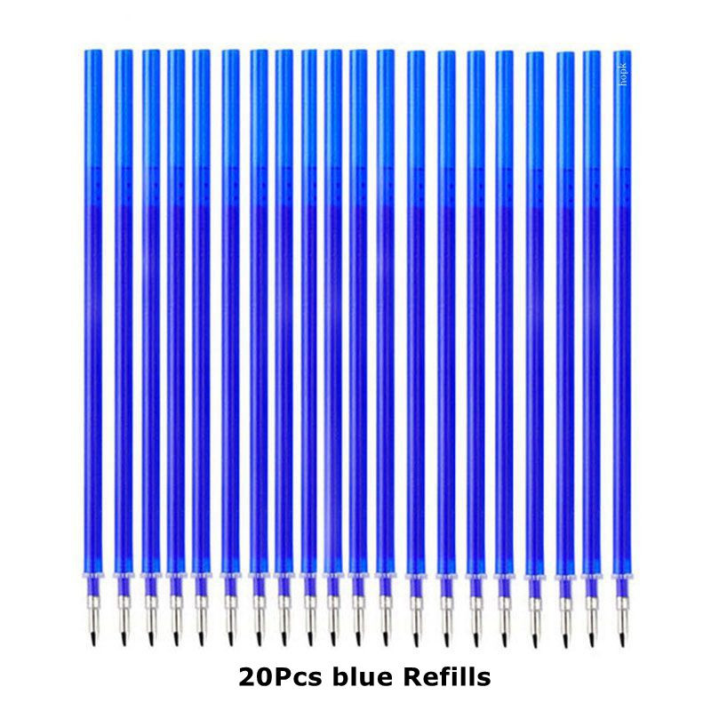 Nutrinamo rašiklio papildymo strypų rinkinys 0,5 mm adata / 0,7 mm kulkos antgalis Plaunama rankena Nutrinamas tušinukas, skirtas mokykliniams rašiklio rašymo įrankiams