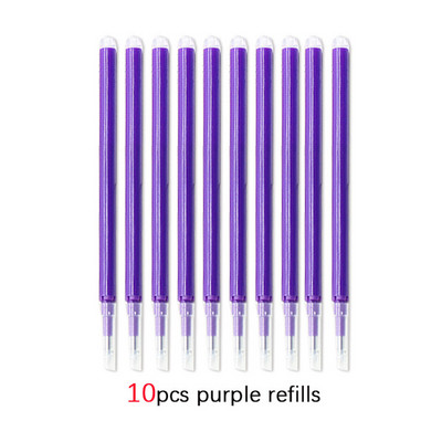 8gab./komplektā dzēšama gēla pildspalva 0,5 mm ložu uzgalis, presēšanas veids lielas ietilpības uzpildīšanas stienis 8 krāsu rakstīšana zīmējums glezna mazgājams rokturis