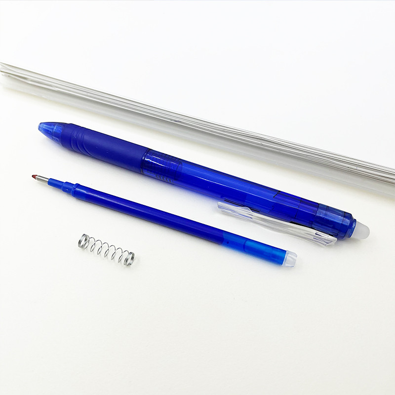 8gab./komplektā dzēšama gēla pildspalva 0,5 mm ložu uzgalis, presēšanas veids lielas ietilpības uzpildīšanas stienis 8 krāsu rakstīšana zīmējums glezna mazgājams rokturis