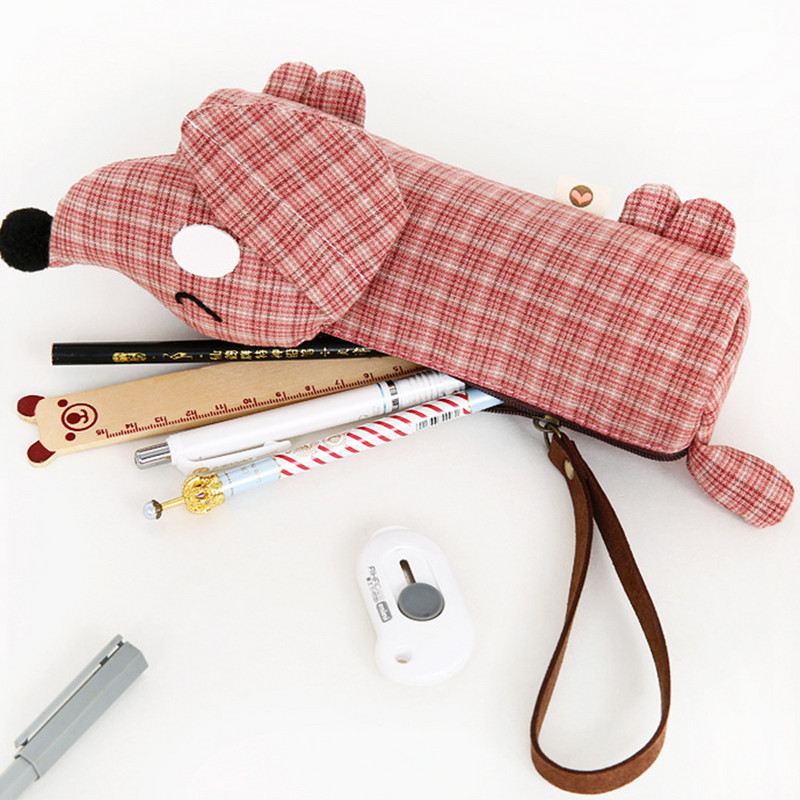 Penālis meitenēm Estojo Escolar, lieli skolas piederumi Anime kancelejas piederumi, radoši zīmuļu maisiņi, grima otu futrālis jauks pencas