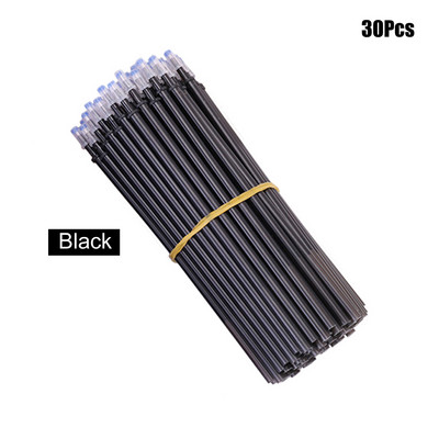 3/30 gab./komplektā Kawaii dzēšams pildspalvas uzpildes stienis 0,5 mm zila, melna tinte