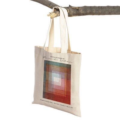 Paul Klee Line Modular Wall Form Art Τσάντα αγορών σούπερ μάρκετ Τσάντα Lady Tote Casual Canvas Γυναικείες τσάντες αγορών