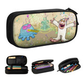 Cute My Singing Monsters Manga zīmuļu futrāļi meitenēm, zēniem, liela izmēra videospēļu zīmuļu soma kancelejas piederumi