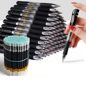 Set de pixuri cu gel Haile, cilindru retractabil, cerneală neagră/albastru/roșie pentru pictură scris 0,5 mm rezerve Rechizite de birou școlare Papetarie