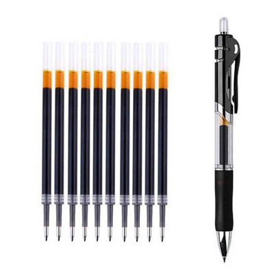 Set de pixuri cu gel Haile, cilindru retractabil, cerneală neagră/albastru/roșie pentru pictură scris 0,5 mm rezerve Rechizite de birou școlare Papetarie