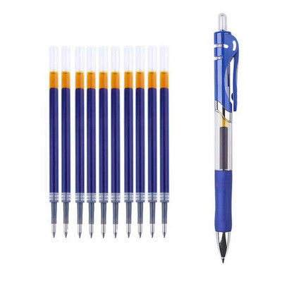 Set de pixuri cu gel Haile, cilindru retractabil, cerneală neagră/albastru/roșie pentru pictură scris 0,5 mm rezerve Rechizite de birou școlare Papetarie