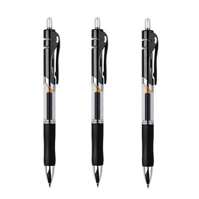 Set de pixuri cu gel Haile, cilindru retractabil, cerneală neagră/albastru/roșie pentru pictură scris 0,5 mm rezerve Rechizite de birou școlare Papetarie