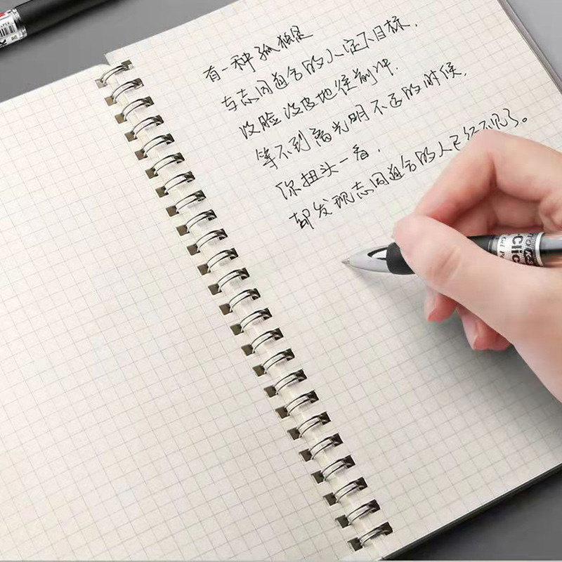 Set de pixuri cu gel Haile, cilindru retractabil, cerneală neagră/albastru/roșie pentru pictură scris 0,5 mm rezerve Rechizite de birou școlare Papetarie