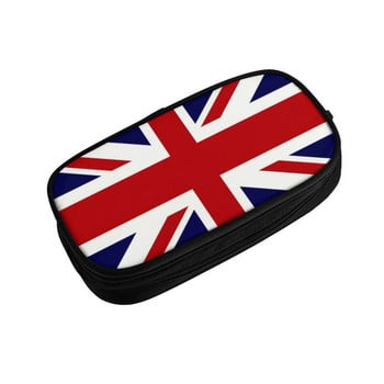 Union Jack Flag Of The UK Korean Pencil Case Boy Girl Μεγάλης χωρητικότητας πουγκί μολυβιών Students Stationery