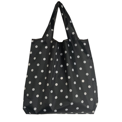 Geantă de cumpărături medie reutilizabilă Geantă portabilă pentru femei Geantă de băcănie Geantă de umăr pliabilă rezistentă la rupere Geantă de tote