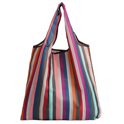 Geantă de cumpărături medie reutilizabilă Geantă portabilă pentru femei Geantă de băcănie Geantă de umăr pliabilă rezistentă la rupere Geantă de tote