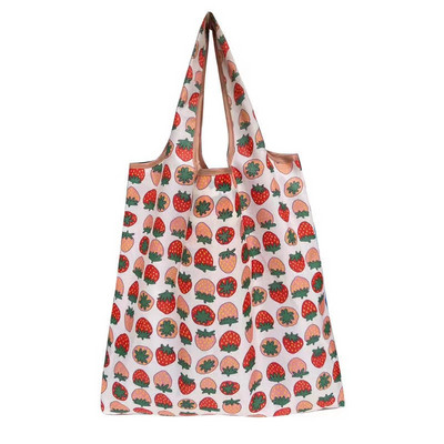 Geantă de cumpărături medie reutilizabilă Geantă portabilă pentru femei Geantă de băcănie Geantă de umăr pliabilă rezistentă la rupere Geantă de tote