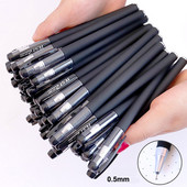 Set de rezerve de ace de pixuri cu gel de 23 buc Rechizite școlare Negru Albastru Roșu Vârf de cerneală 0,5 mm Pix non-toxic Papetărie pentru studenți de birou