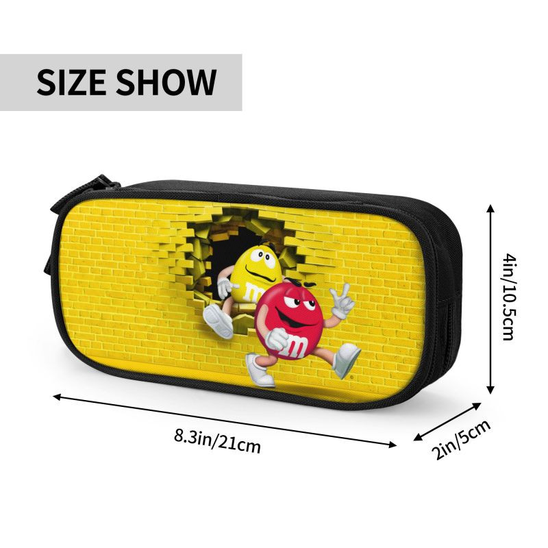 The Power Of Brand Voice Pernica za dječake, djevojčice, veliki kapacitet, kutija s čokoladnim olovkama, školski pribor