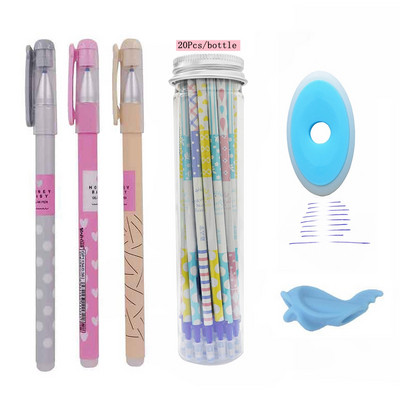 25 kom/set slatka izbrisiva gel olovka za dopune šipka 0,5 mm periva čarobna izbrisiva olovka za djevojčice Školska uredska olovka Kawaii pribor za darove