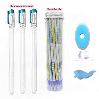 25 kom/set slatka izbrisiva gel olovka za dopune šipka 0,5 mm periva čarobna izbrisiva olovka za djevojčice Školska uredska olovka Kawaii pribor za darove