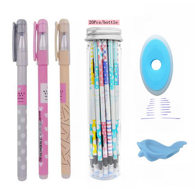 25 kom/set slatka izbrisiva gel olovka za dopune šipka 0,5 mm periva čarobna izbrisiva olovka za djevojčice Školska uredska olovka Kawaii pribor za darove