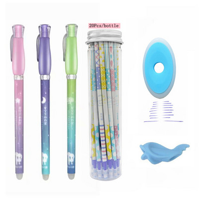 25 kom/set slatka izbrisiva gel olovka za dopune šipka 0,5 mm periva čarobna izbrisiva olovka za djevojčice Školska uredska olovka Kawaii pribor za darove