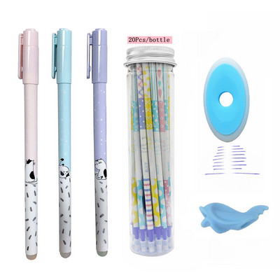 25 kom/set slatka izbrisiva gel olovka za dopune šipka 0,5 mm periva čarobna izbrisiva olovka za djevojčice Školska uredska olovka Kawaii pribor za darove