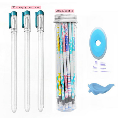 25 kom/set slatka izbrisiva gel olovka za dopune šipka 0,5 mm periva čarobna izbrisiva olovka za djevojčice Školska uredska olovka Kawaii pribor za darove