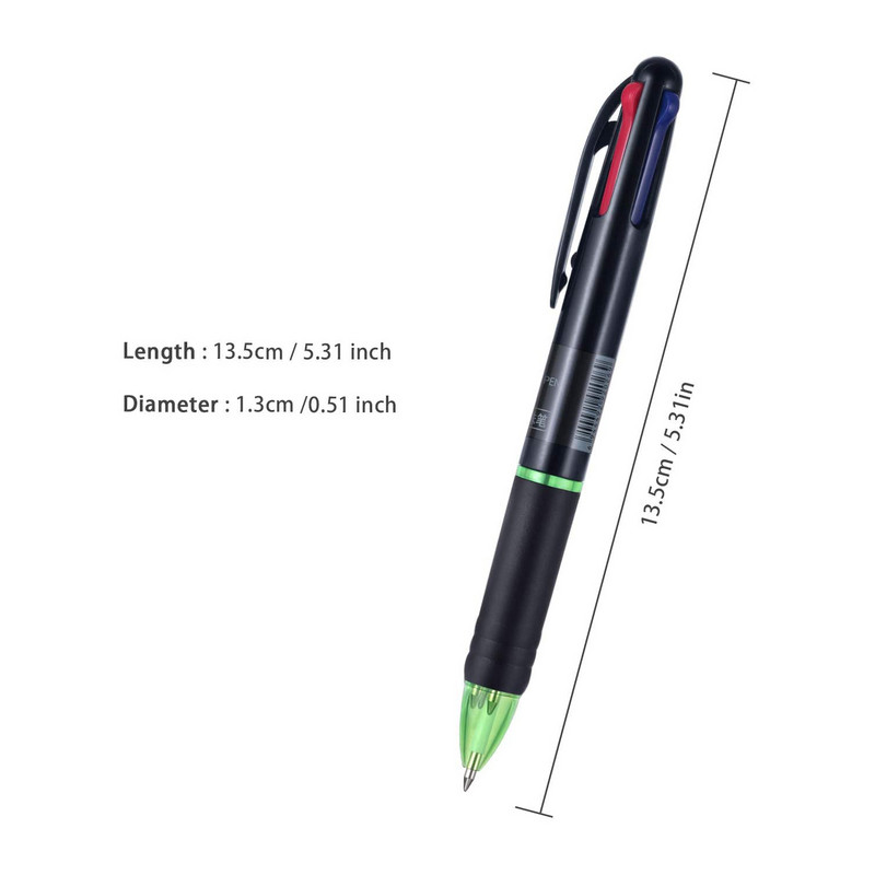 0,7 mm 4-u-1 šarena višebojna kemijska olovka 4 boje na uvlačenje kemijska olovka za ured, školski pribor, učenike, darove za djecu